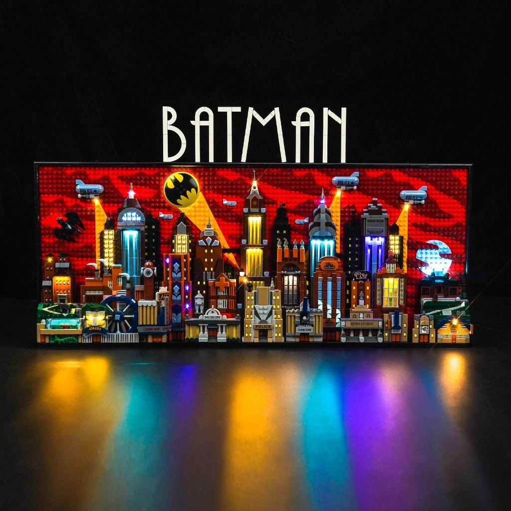 BrickBling Light Kit for LEGO Batman The Animated Series Gotham City 76271 - view 3