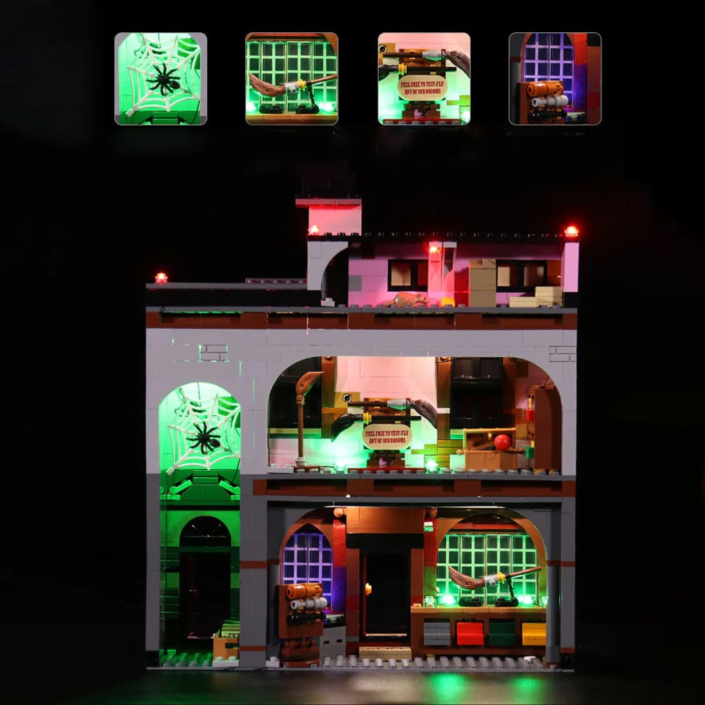BrickBling Light Kit for LEGO Harry Potter Diagon Alley 75978 - view 3