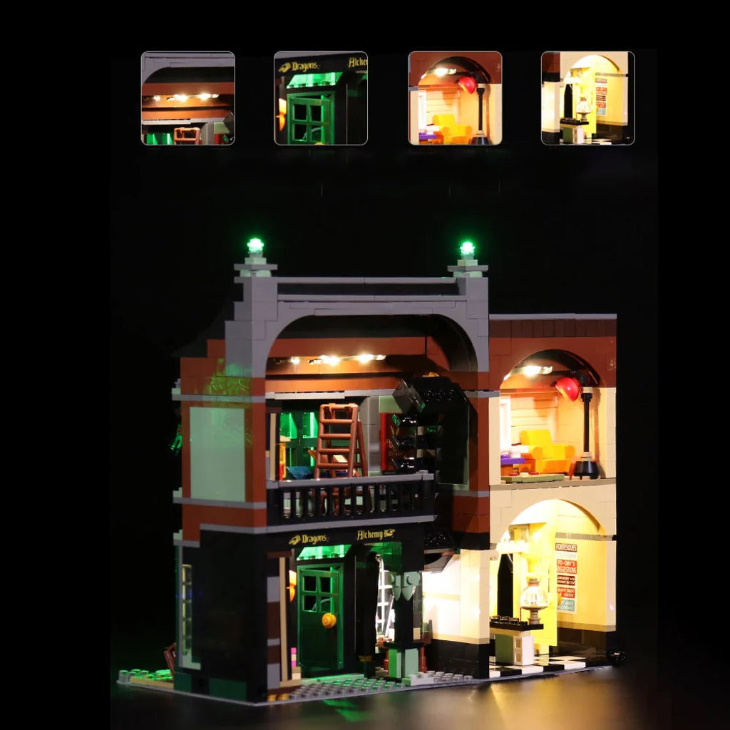 BrickBling Light Kit for LEGO Harry Potter Diagon Alley 75978 - view 4