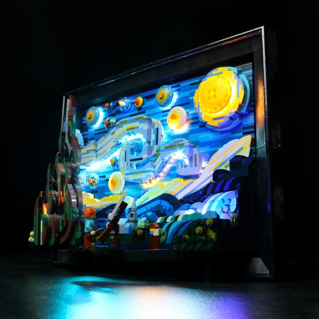 BrickBling Light Kit for LEGO Ideas Vincent van Gogh – The Starry Night 21333 - view 8