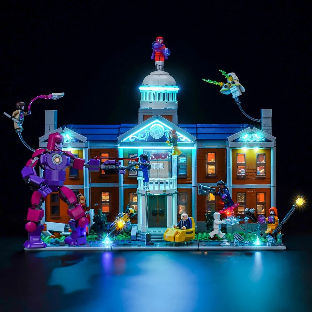 BrickBling Light Kit for LEGO Marvel X-Men: The X-Mansion 76294 Plus Version - view 3