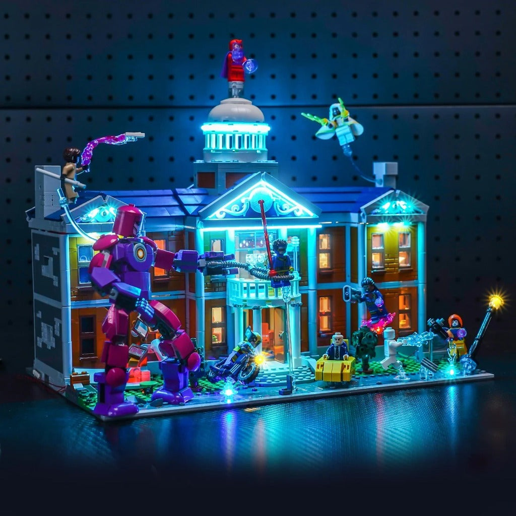 BrickBling Light Kit for LEGO Marvel X-Men: The X-Mansion 76294 Plus Version - view 5