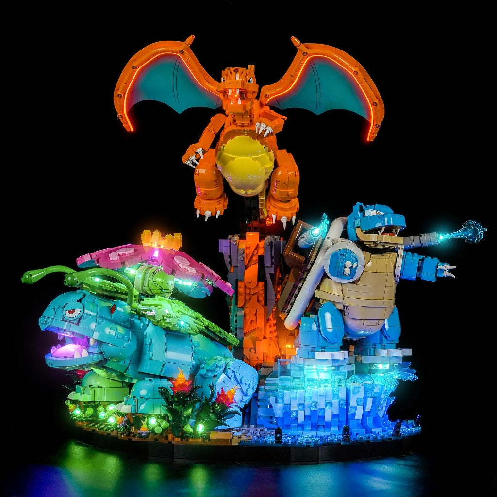 BrickBling Light Kit for LEGO Pokémon Venusaur, Charizard and Blastoise 72153 - view 4