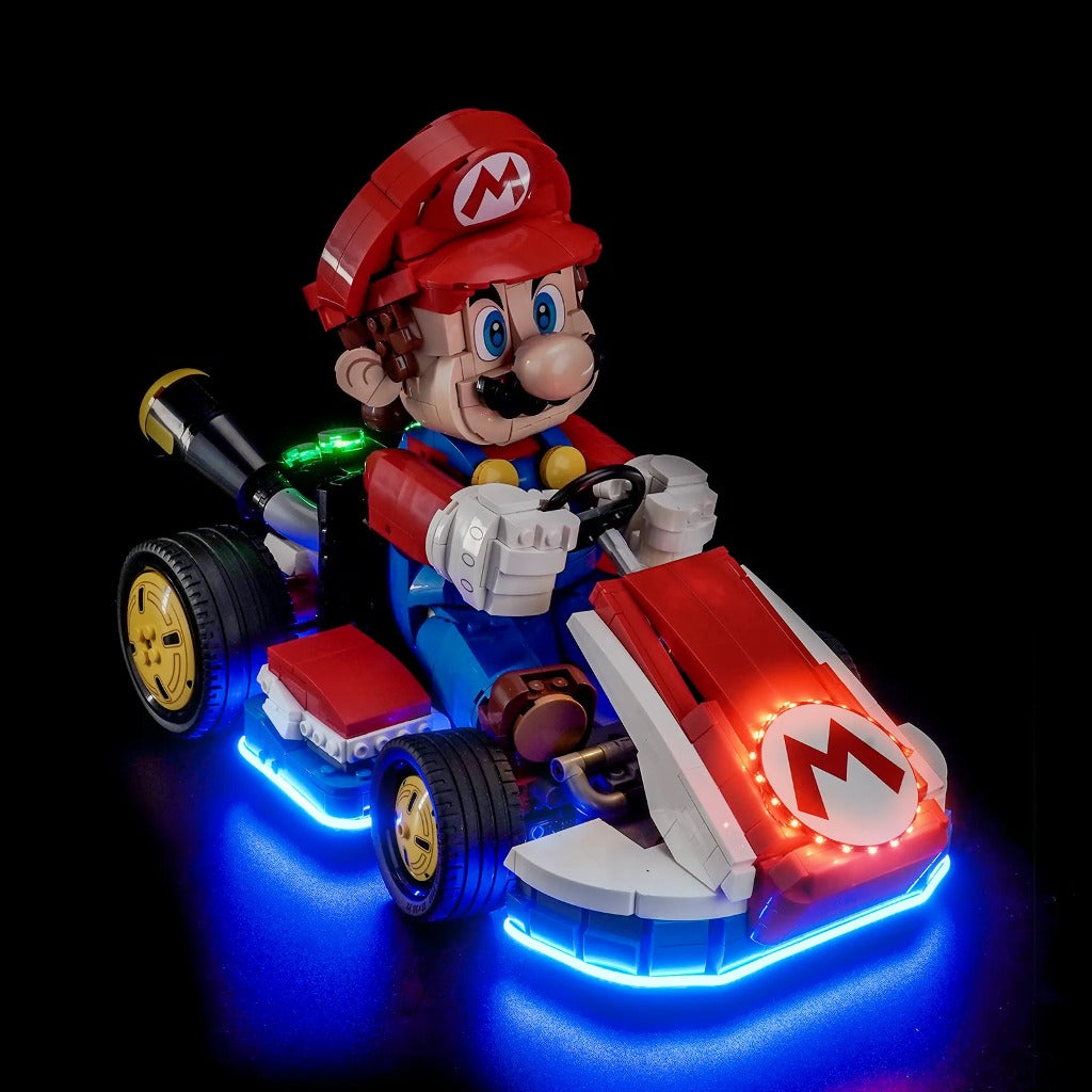 BrickBling Light Kit for LEGO Super Mario Mario Kart – Mario & Standard Kart 72037 - view 3
