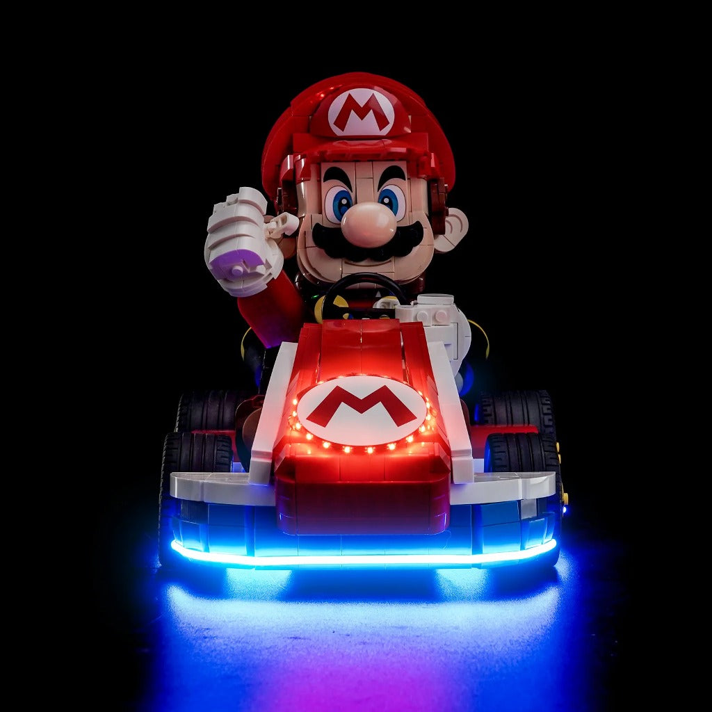 BrickBling Light Kit for LEGO Super Mario Mario Kart – Mario & Standard Kart 72037 - view 4
