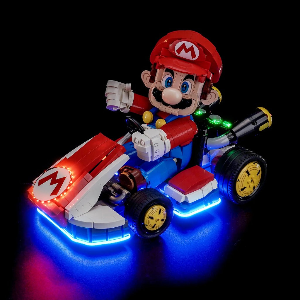 BrickBling Light Kit for LEGO Super Mario Mario Kart – Mario & Standard Kart 72037