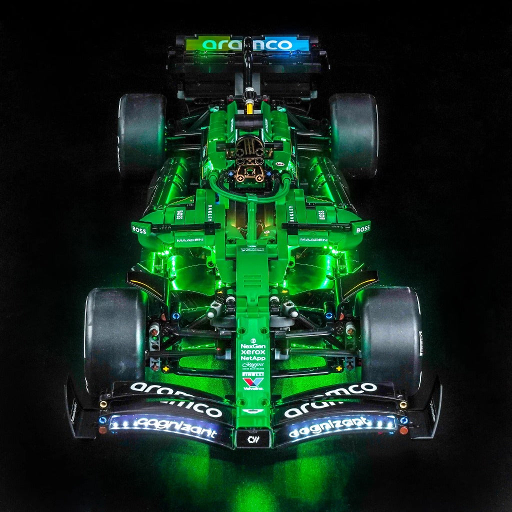 BrickBling Light Kit for LEGO Technic Aston Martin Aramco AMR25 F1 Car 42240 - view 6