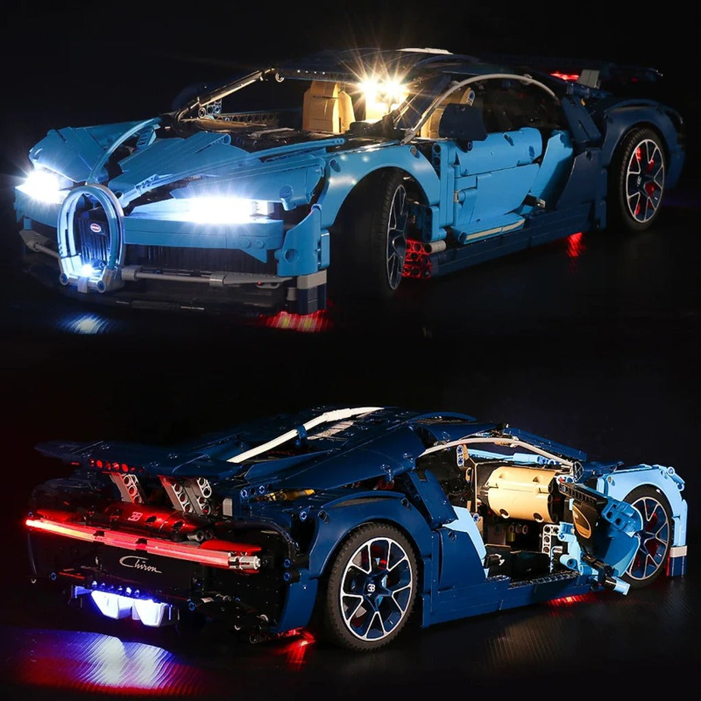 BrickBling Light Kit for LEGO Technic Bugatti Chiron 42083 - view 4