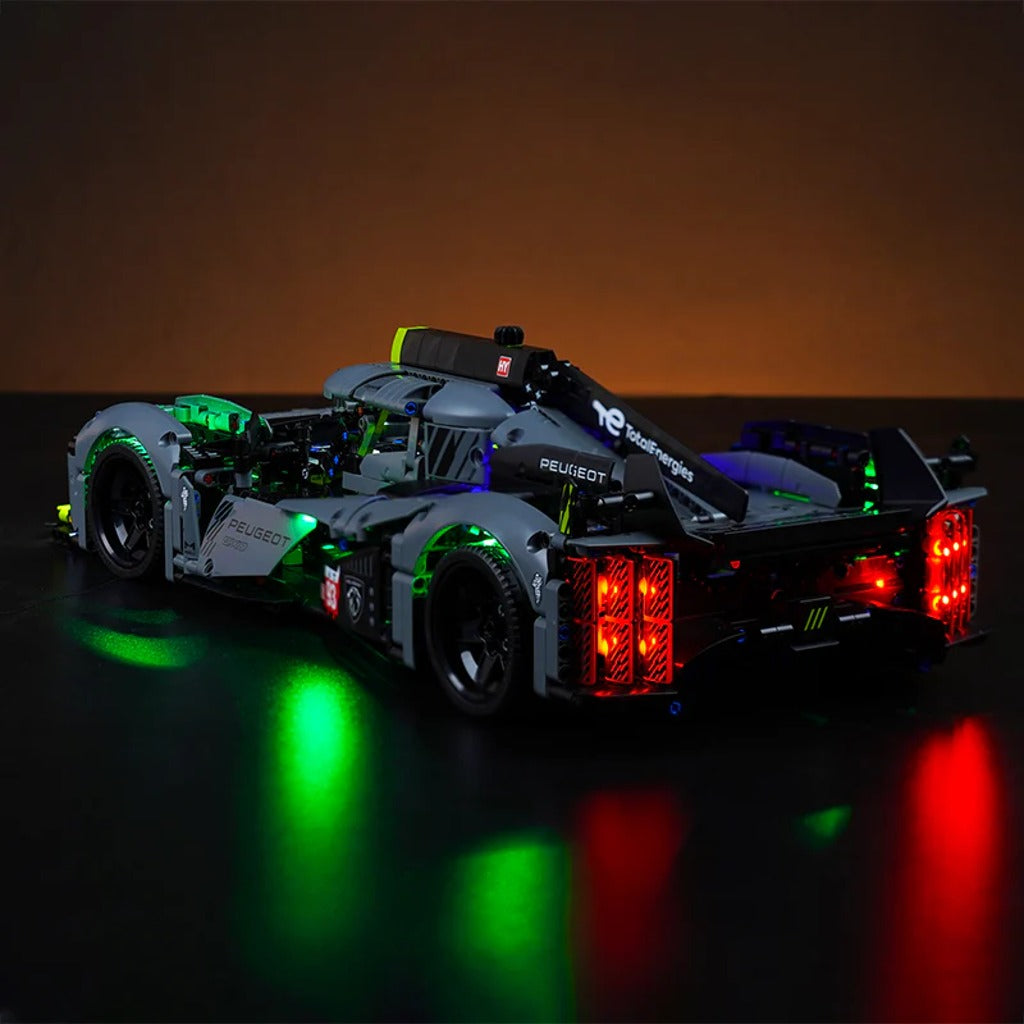 BrickBling Light Kit for LEGO Technic Peugeot 9X8 24H Le Mans Hybrid Hypercar 42156 - view 5