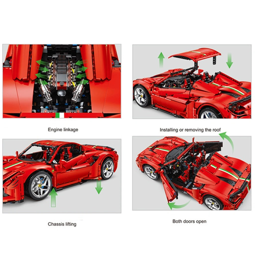 CBOX Ferrari F8 (JD018) building set - view 3