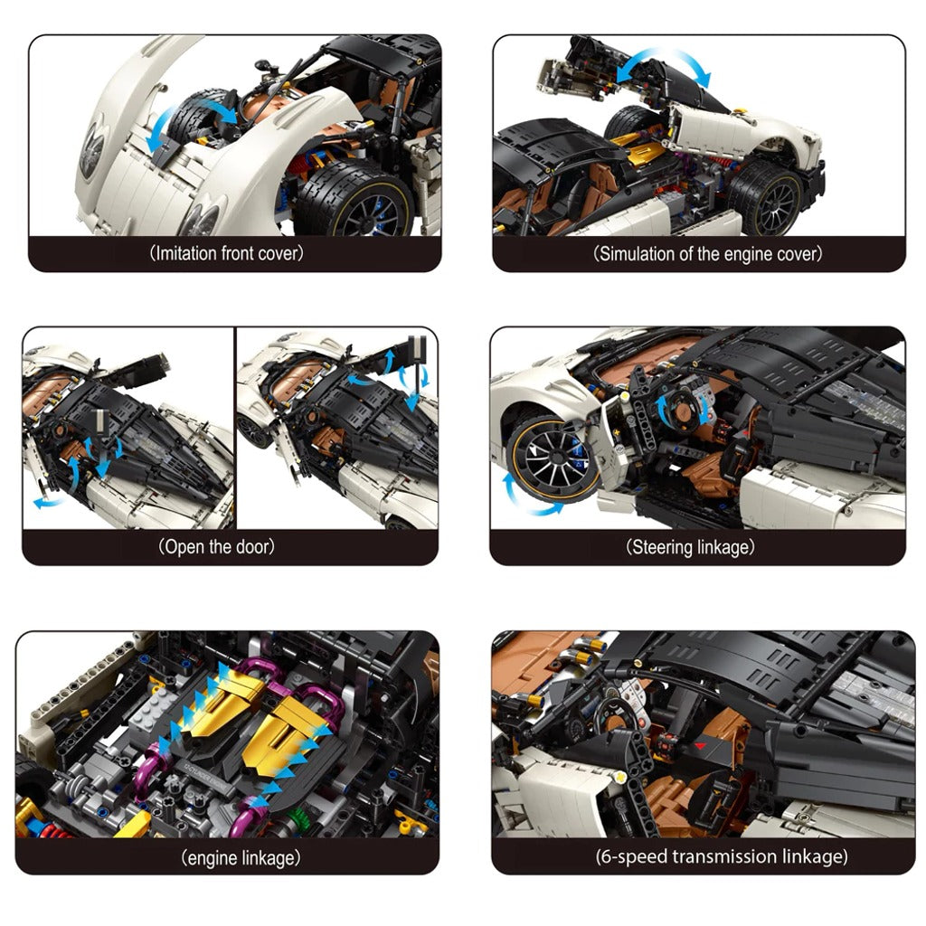 CBOX Pagani Utopia (JD118) building set - view 4