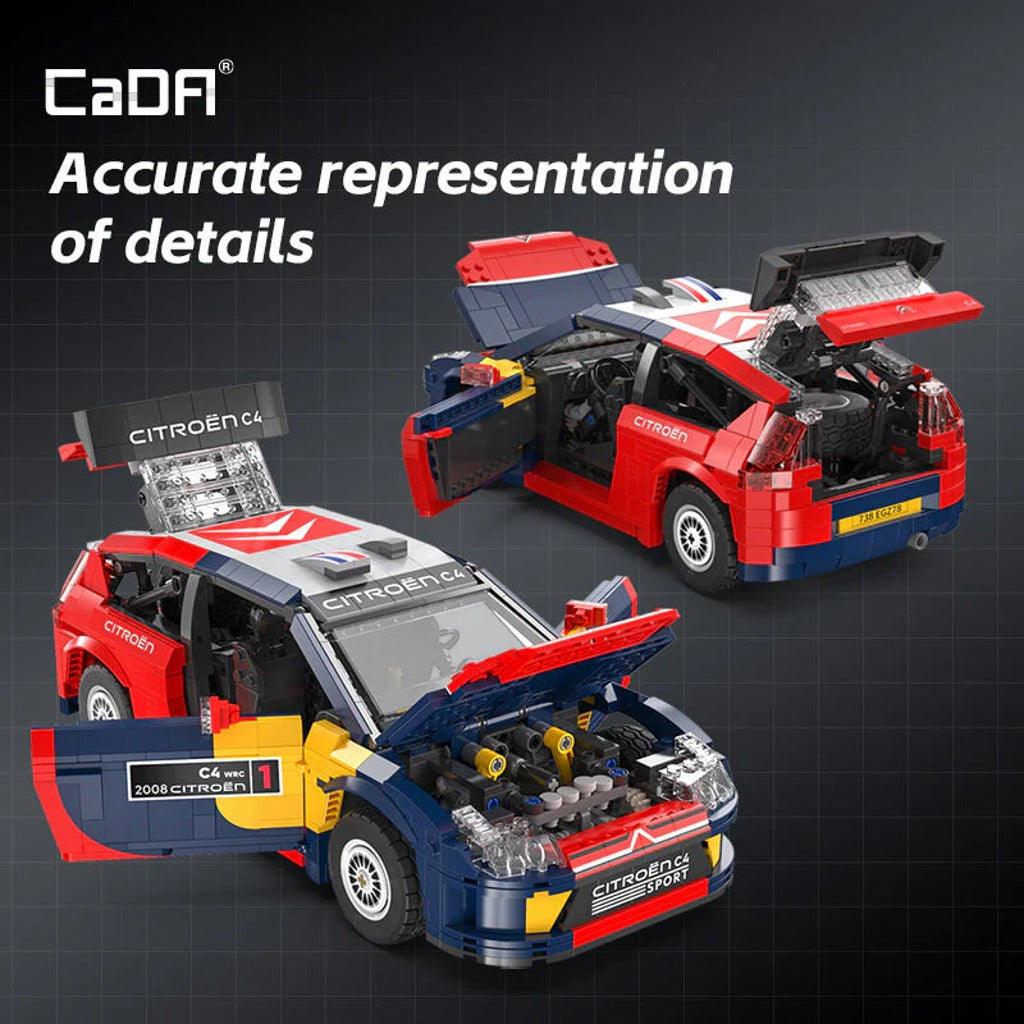 CaDA 2008 Citroen C4 WRC (C62005W) building set - view 3