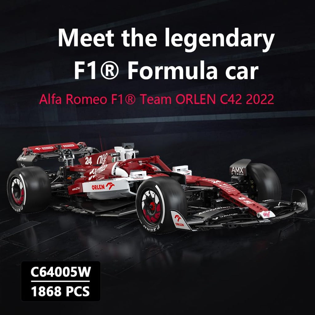 CaDA Alfa Romeo F1 Team Orlen C42 (C64005W) building set - view 4