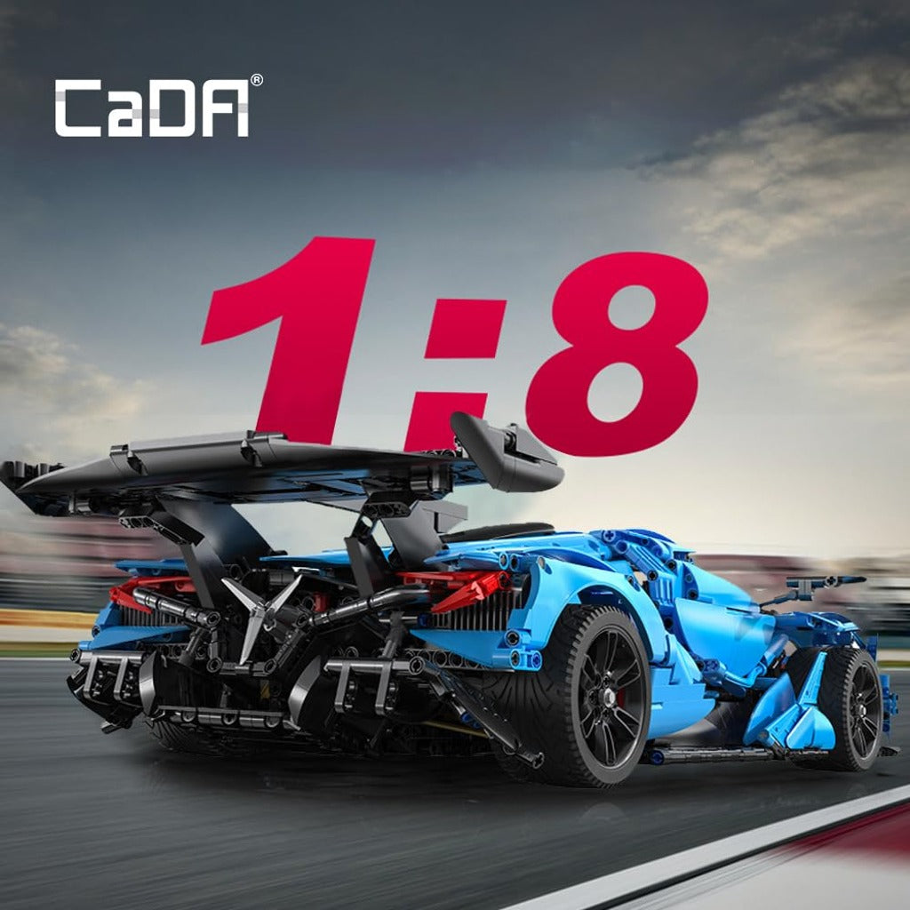 CaDA Apollo IE V12 Hypercar (C64003W) building set - view 2