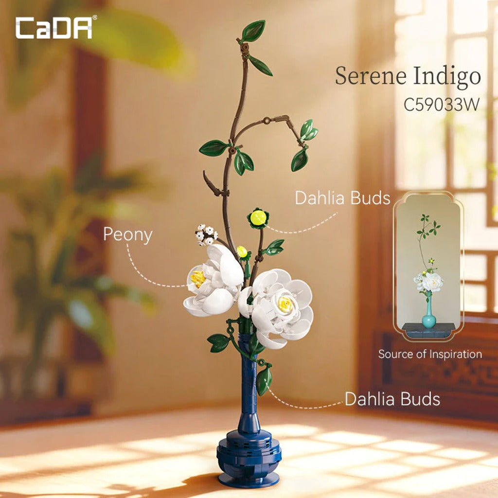 CaDA Artizan Eastern Floral Art (C59033W) building set