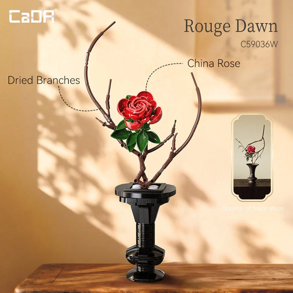 CaDA Artizan Eastern Floral Art (C59036W) building set