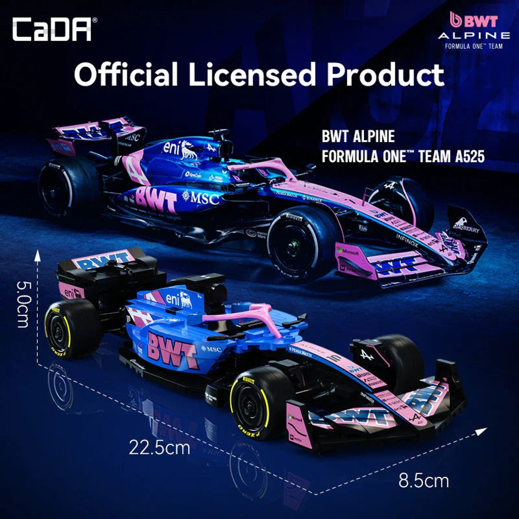 CaDA BWT ALPINE FORMULA ONE A525 (C55024W) building set - view 7