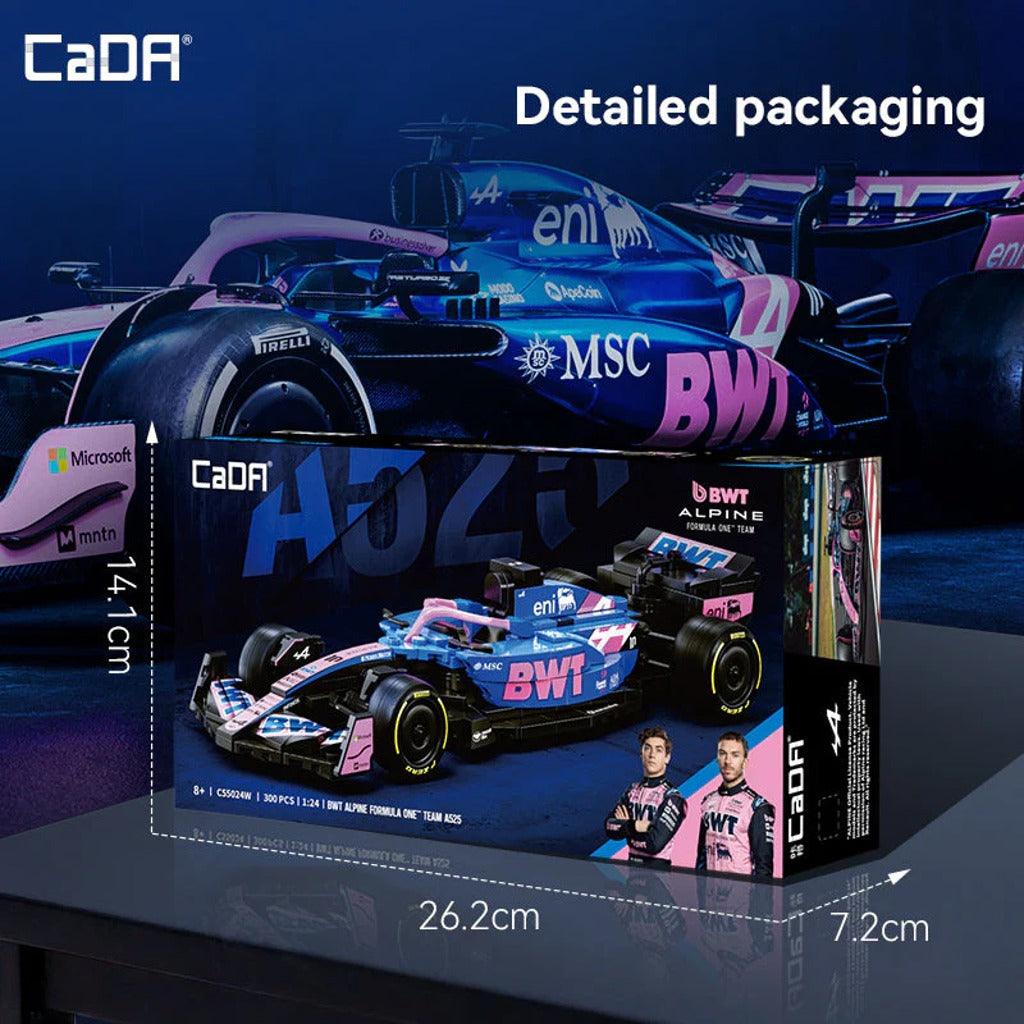 CaDA BWT ALPINE FORMULA ONE A525 (C55024W) building set - view 8