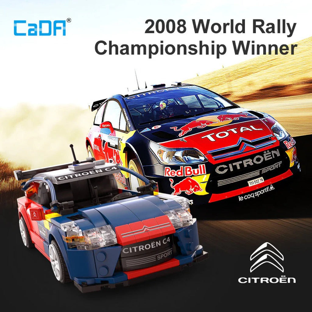 CaDA Citroen C4 WRC Rally Car (C51078W) building set - view 3