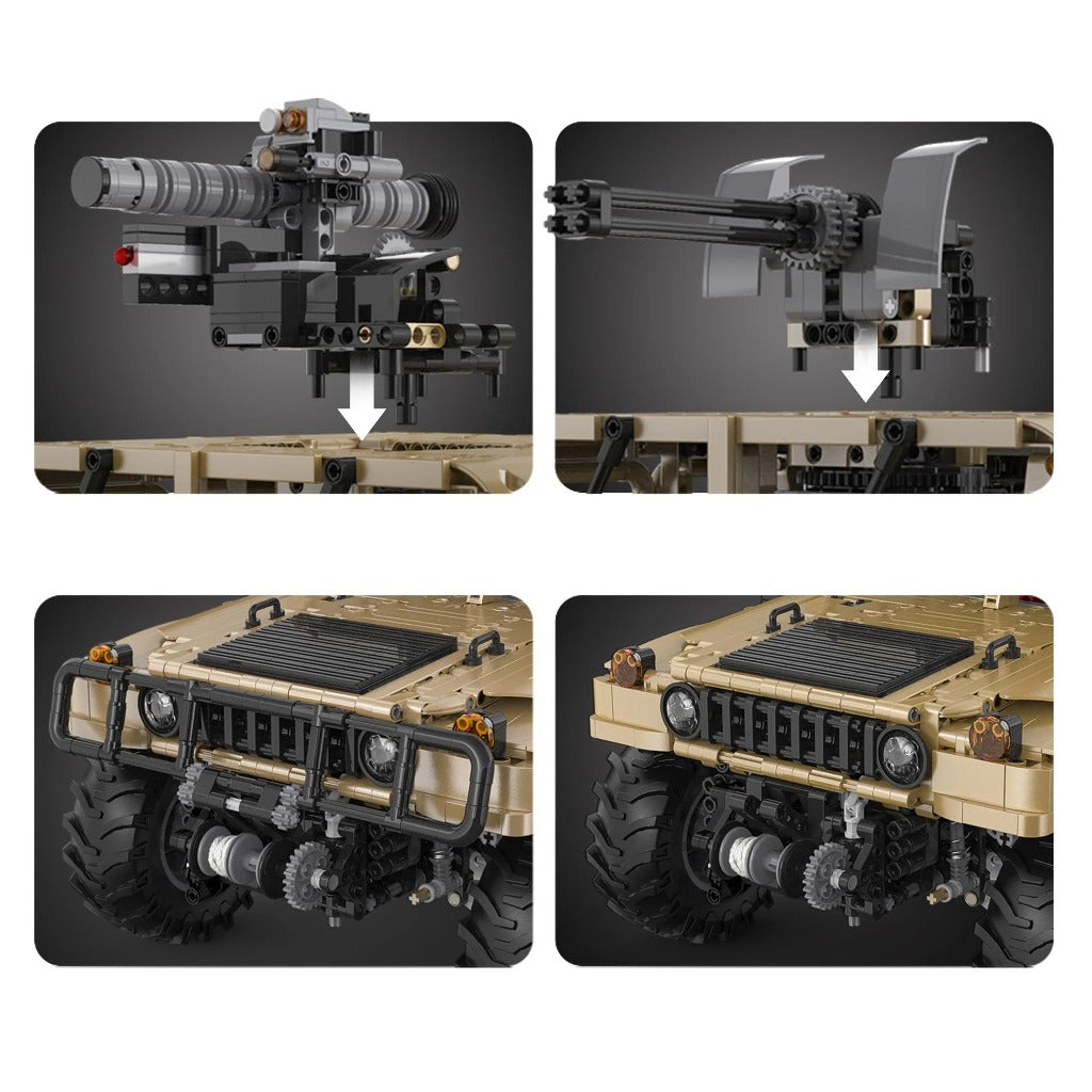 CaDA Humvee Vehicle 1:8 (C61036W) building set - view 11