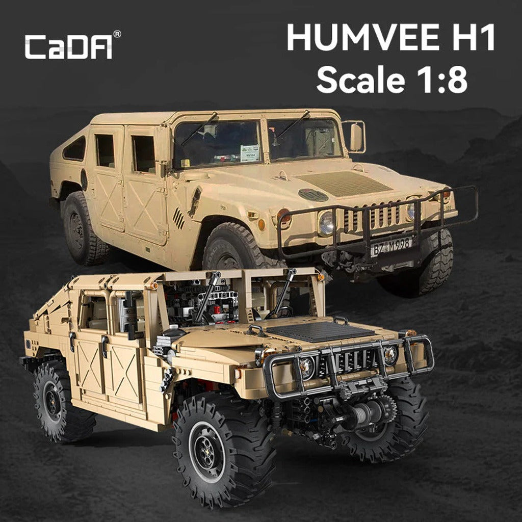 CaDA Humvee Vehicle 1:8 (C61036W) building set - view 3