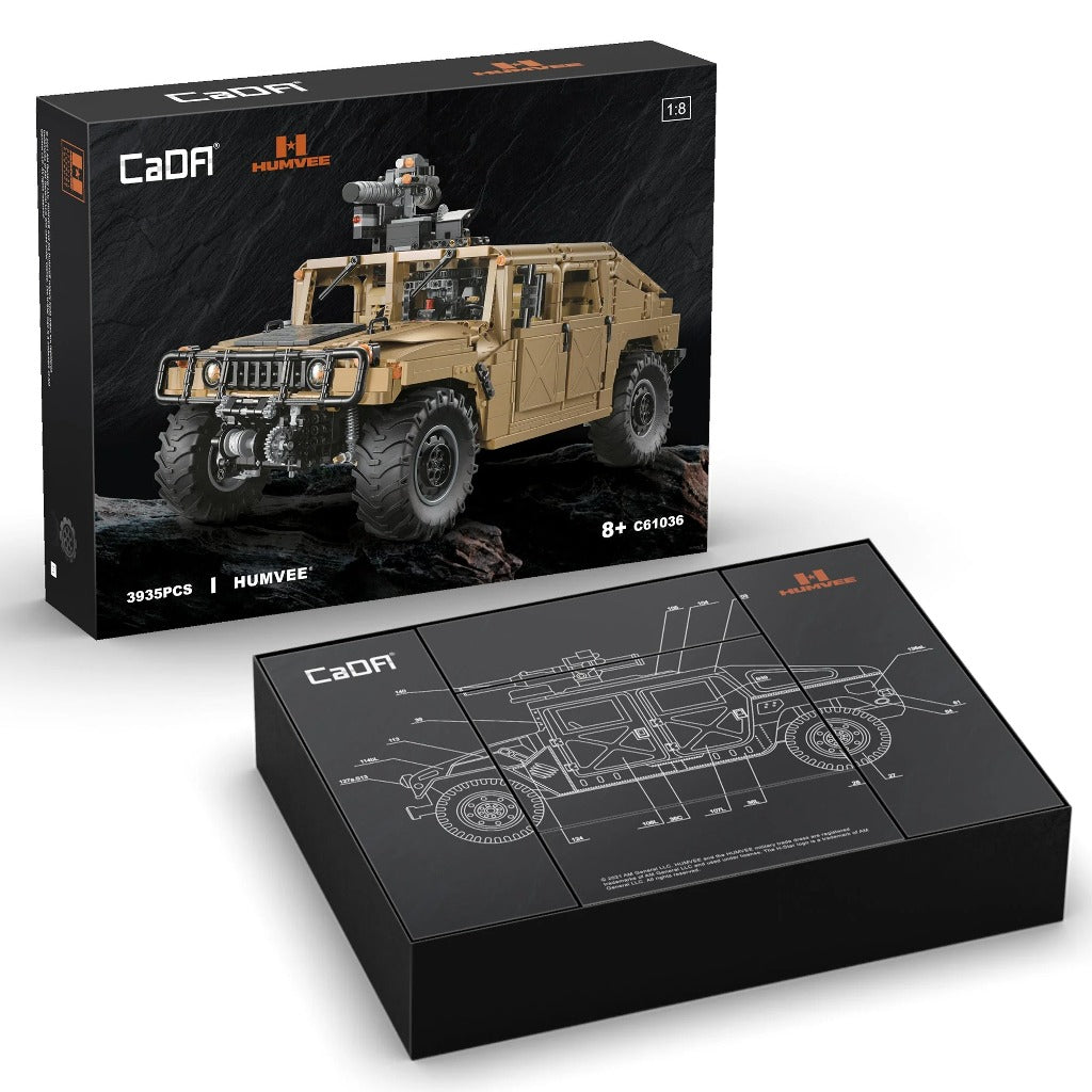 CaDA Humvee Vehicle 1:8 (C61036W) building set - view 7