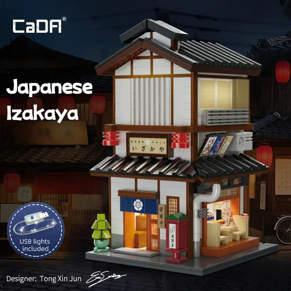 CaDA Japanese Izakaya (C66019W) building set - view 3