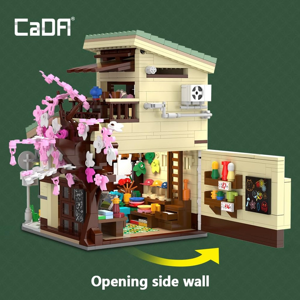 CaDA Japanese Kitty's Grocery (C66015W) building set - view 5