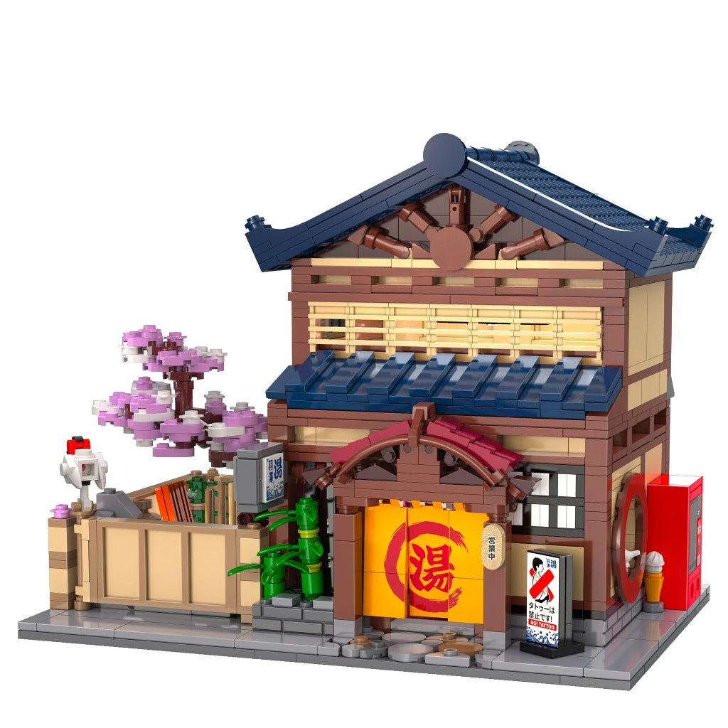 CaDA Japanese Sento Bath House (C66012W) building set - view 2