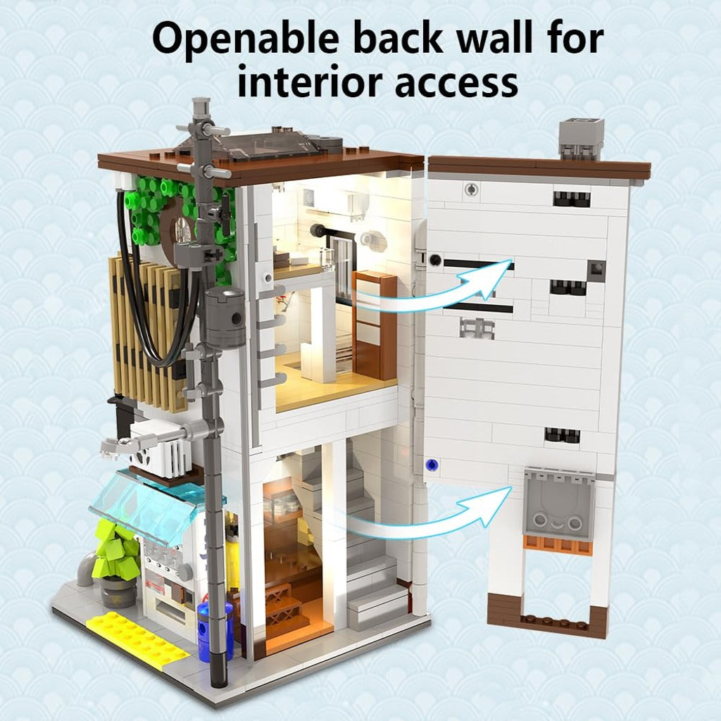 CaDA Japanese Steamed Bun Shop (C66006W) building set - view 5