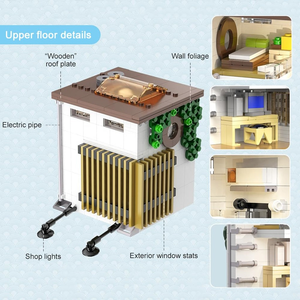 CaDA Japanese Steamed Bun Shop (C66006W) building set - view 8