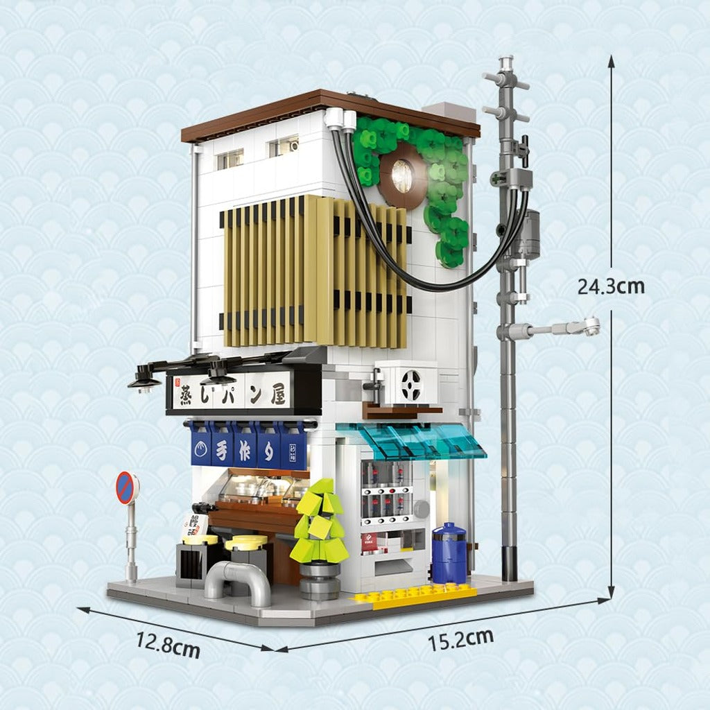 CaDA Japanese Steamed Bun Shop (C66006W) building set - view 9