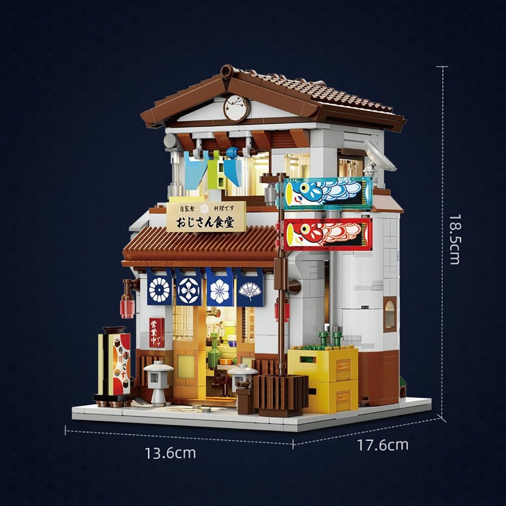 CaDA Japanese Style Canteen (C66014W) building set - view 6