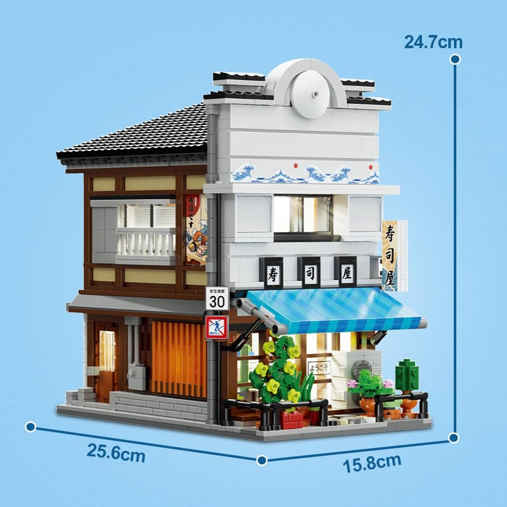 CaDA Japanese Sushi Shop (C66018W) building set - view 3