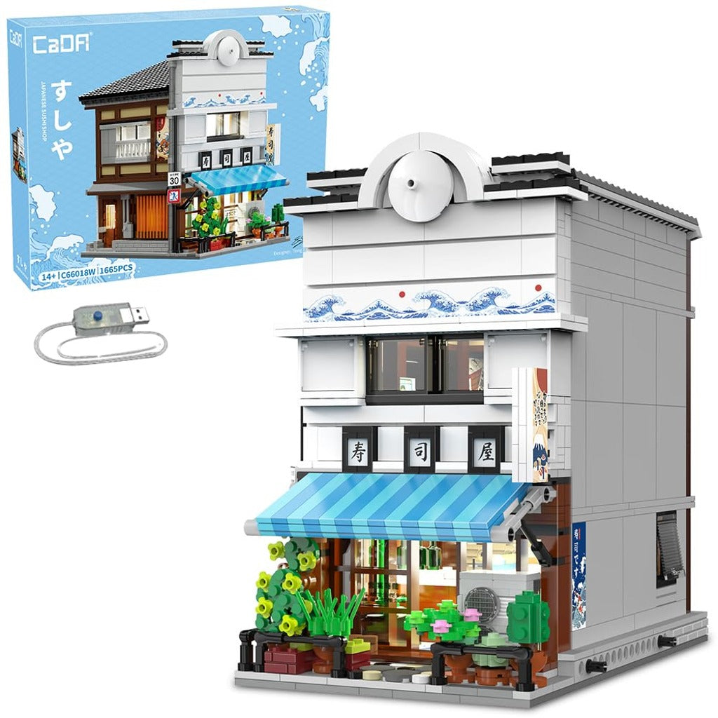 CaDA Japanese Sushi Shop (C66018W) building set
