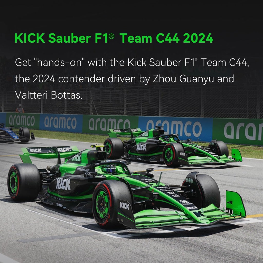 CaDA 1:8 KICK Sauber F1 Team C44 (C64010W) building set - view 8