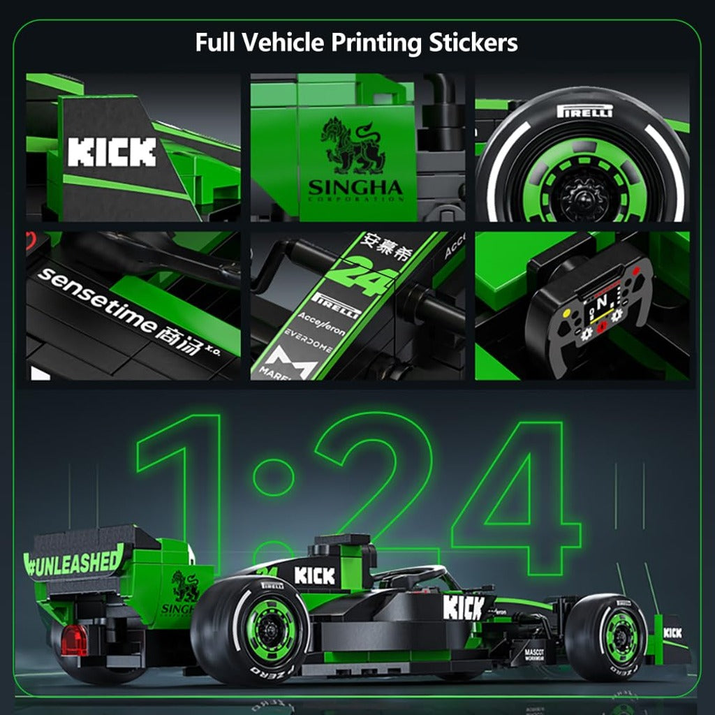 CaDA KICK Sauber F1 Team C44 (C55032W) building set - view 8