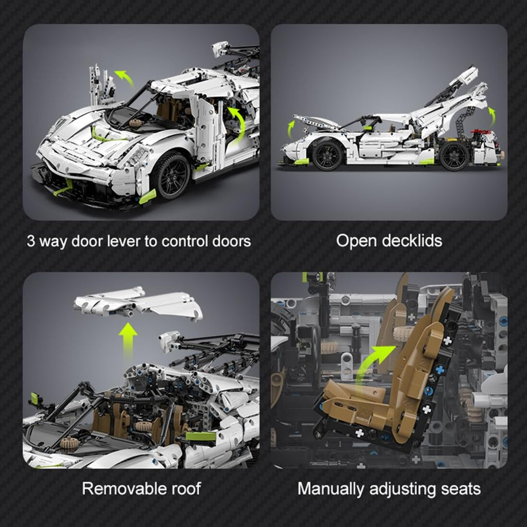 CaDA Koenigsegg Fantasma (C61048W) building set - view 3