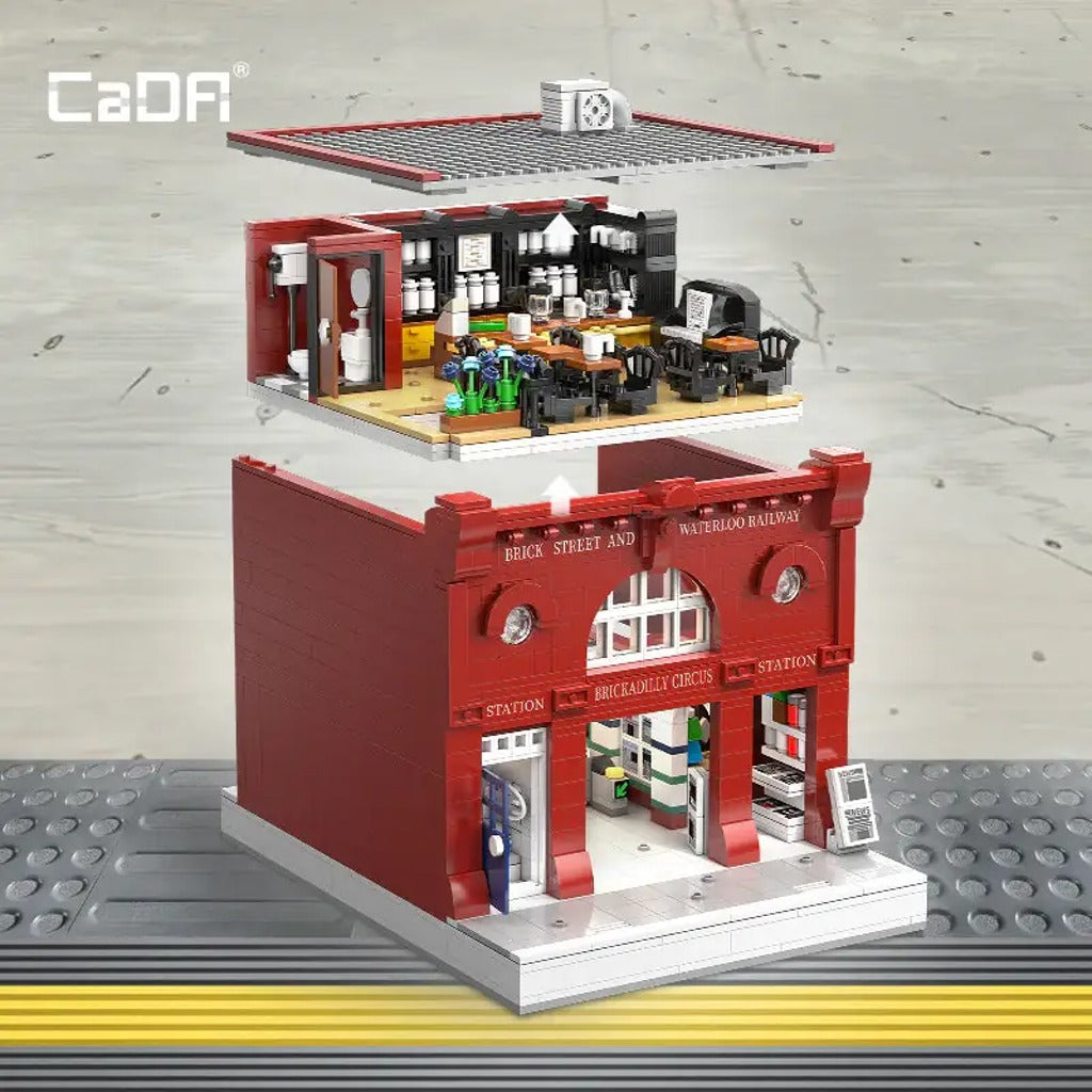 CaDA London Underground Station (C66008W) building set - view 5