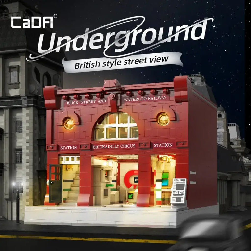 CaDA London Underground Station (C66008W) building set