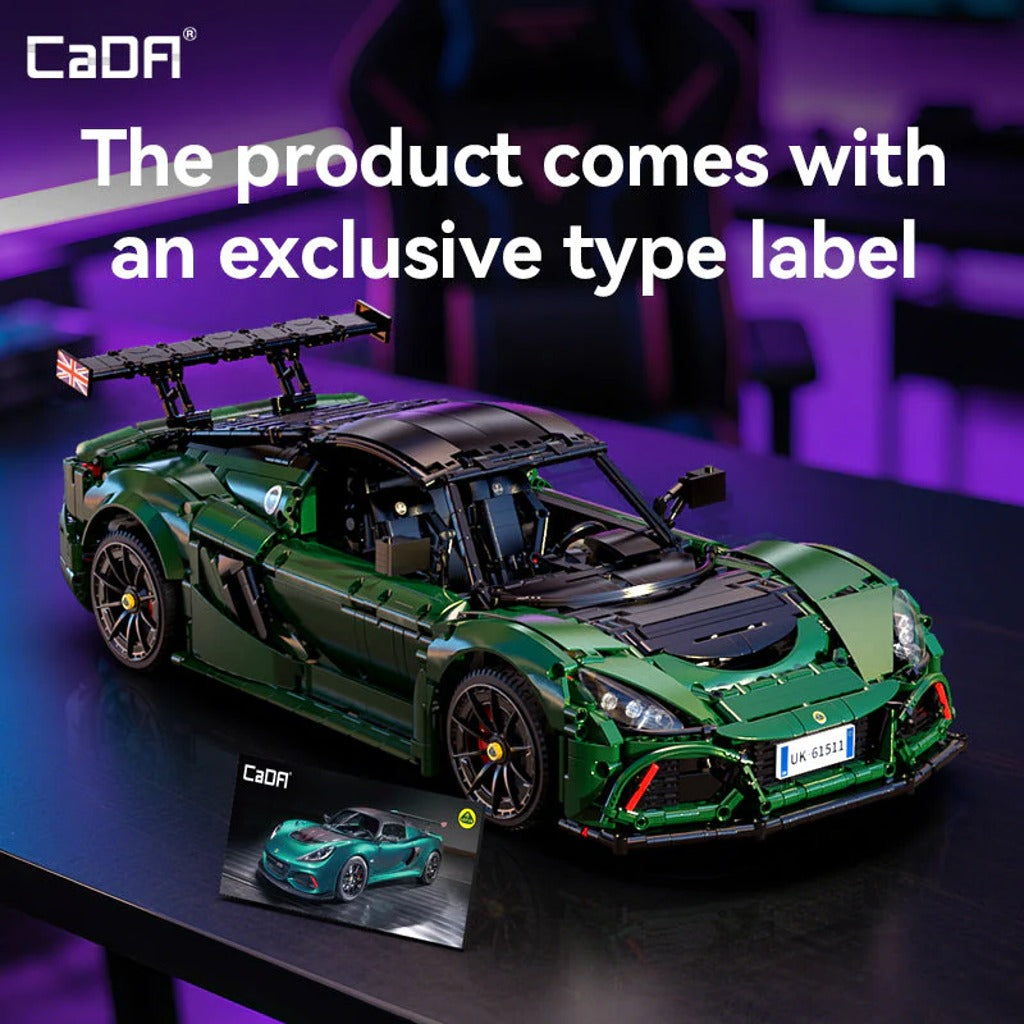 CaDA Lotus Cars Exige Cup 430 (C61511W) building set - view 4