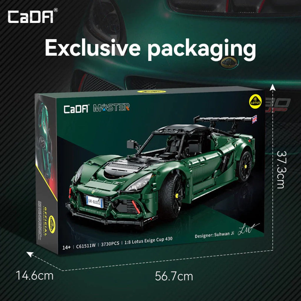 CaDA Lotus Cars Exige Cup 430 (C61511W) building set - view 10