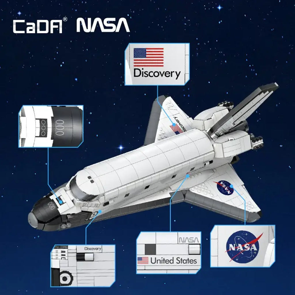 CaDA Master NASA Space Shuttle Discovery (C56052W) building set - view 4