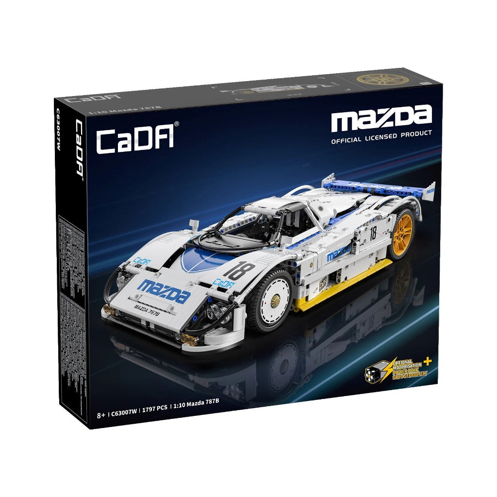 CaDA Mazda 787B (C63007W) building set - view 7