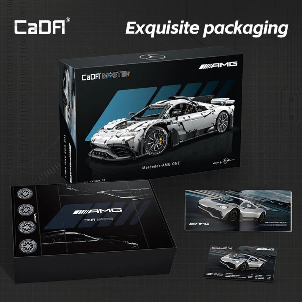 CaDA Mercedes-AMG ONE (C61503W) building set - view 11