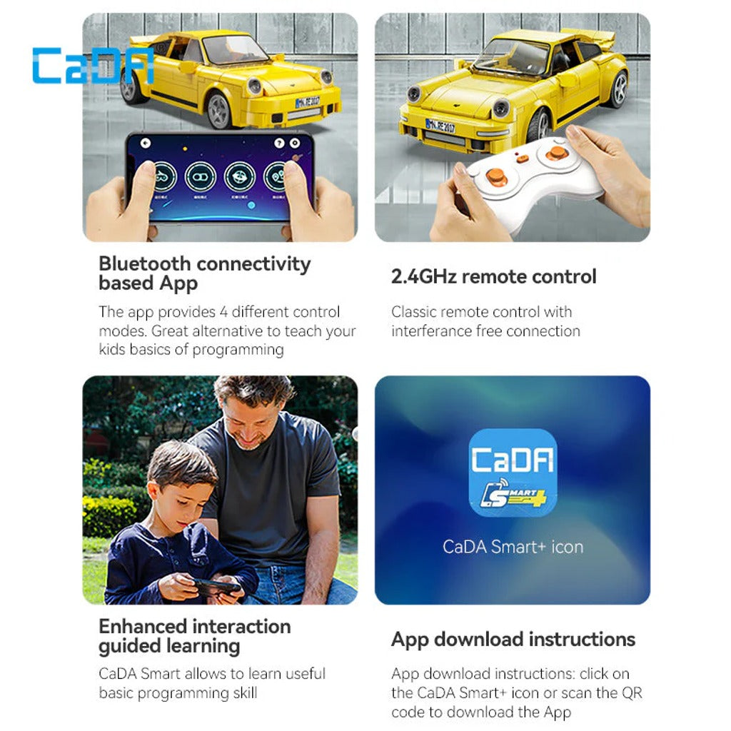 CaDA RUF CTR 2017 Yellowbird (C61079W) building set - view 3