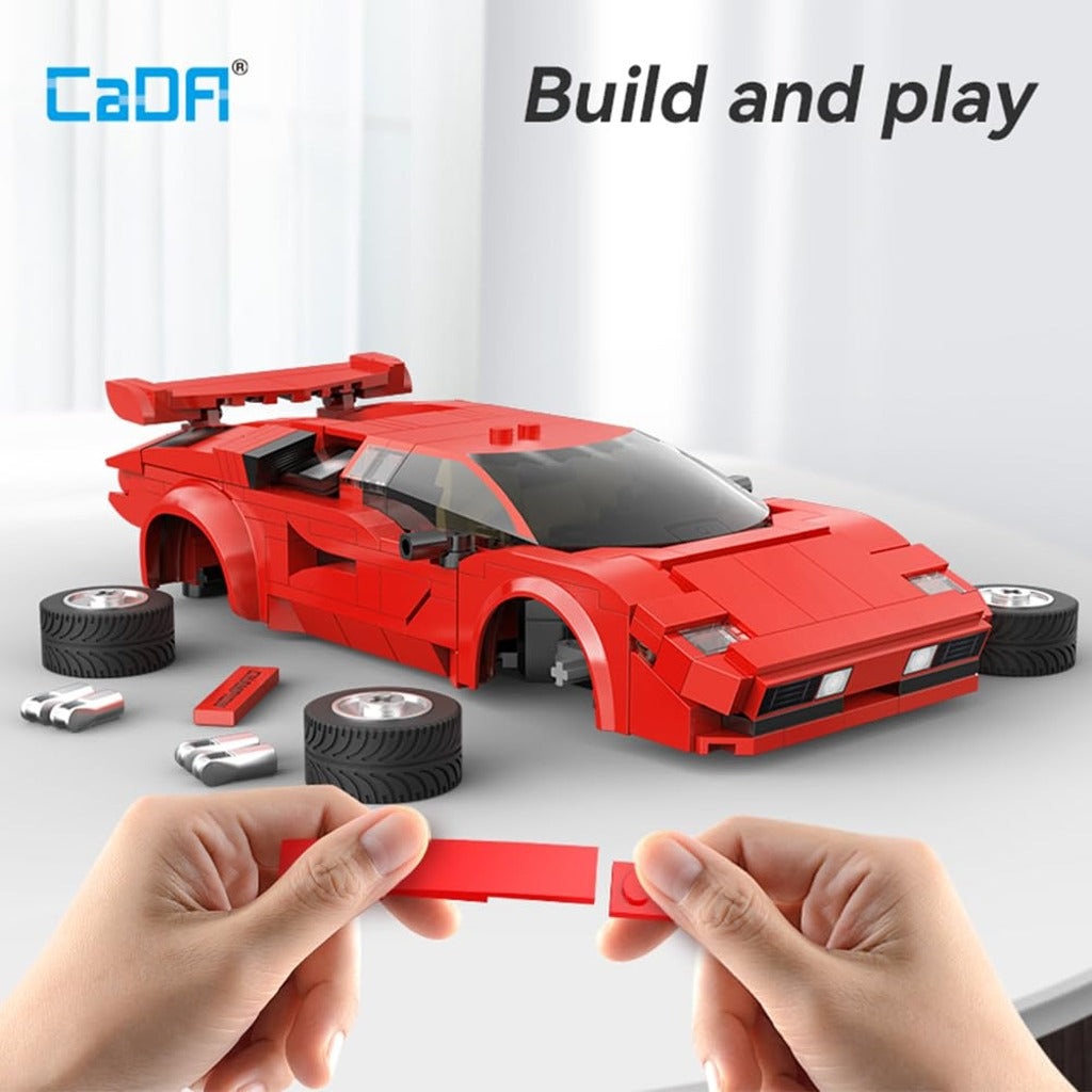 CaDA Red Shadow Race Car (C51085W) building set - view 6