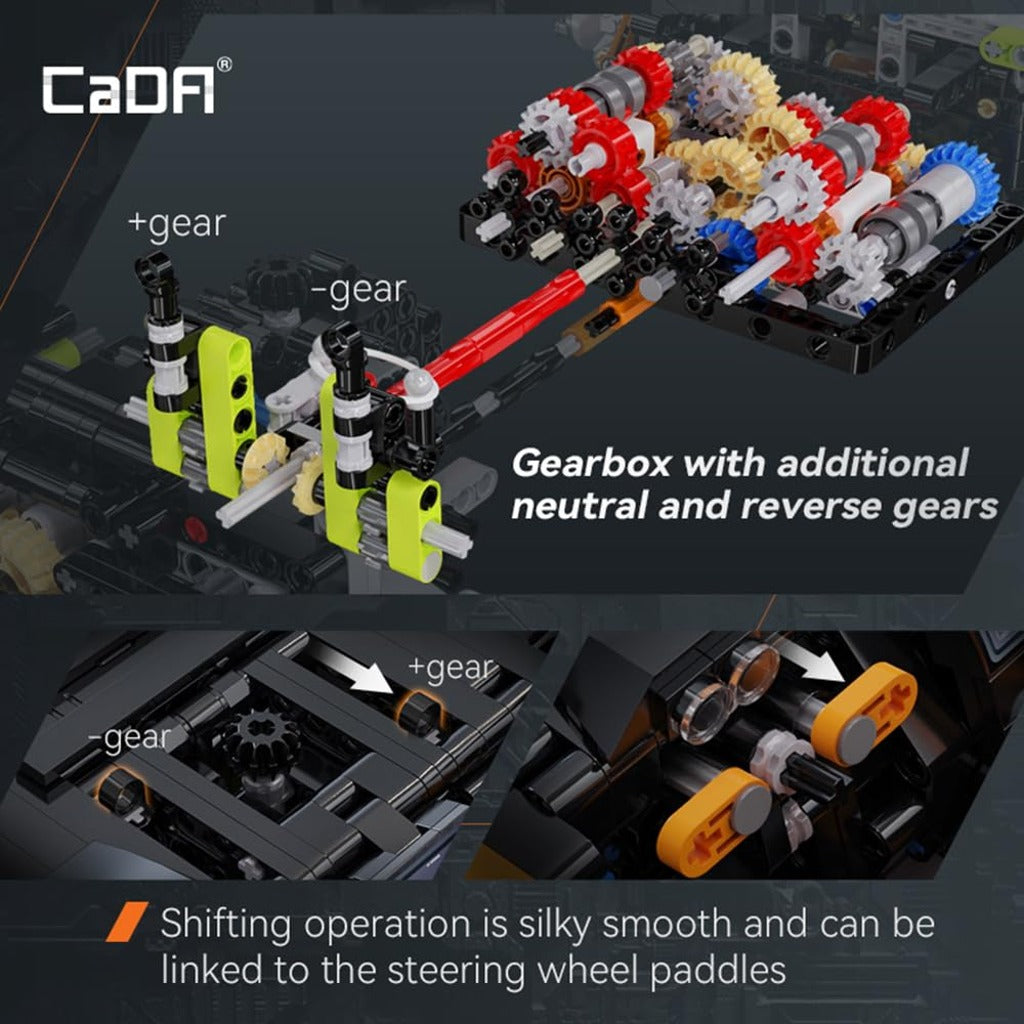 CaDA Smiling Assassin Sprint 1:10 (C61513W) building set - view 8