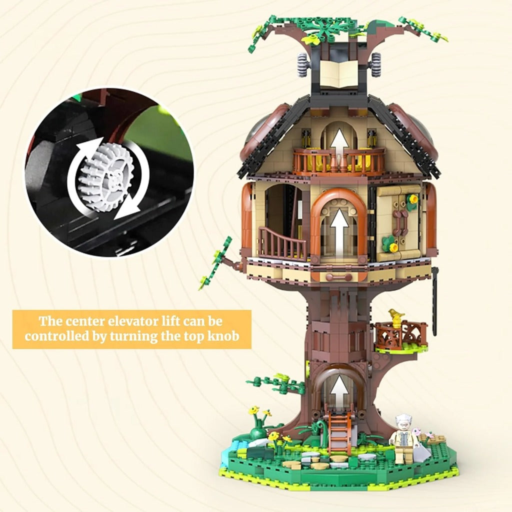 CaDA Tree House Library (C66013W) building set - view 7