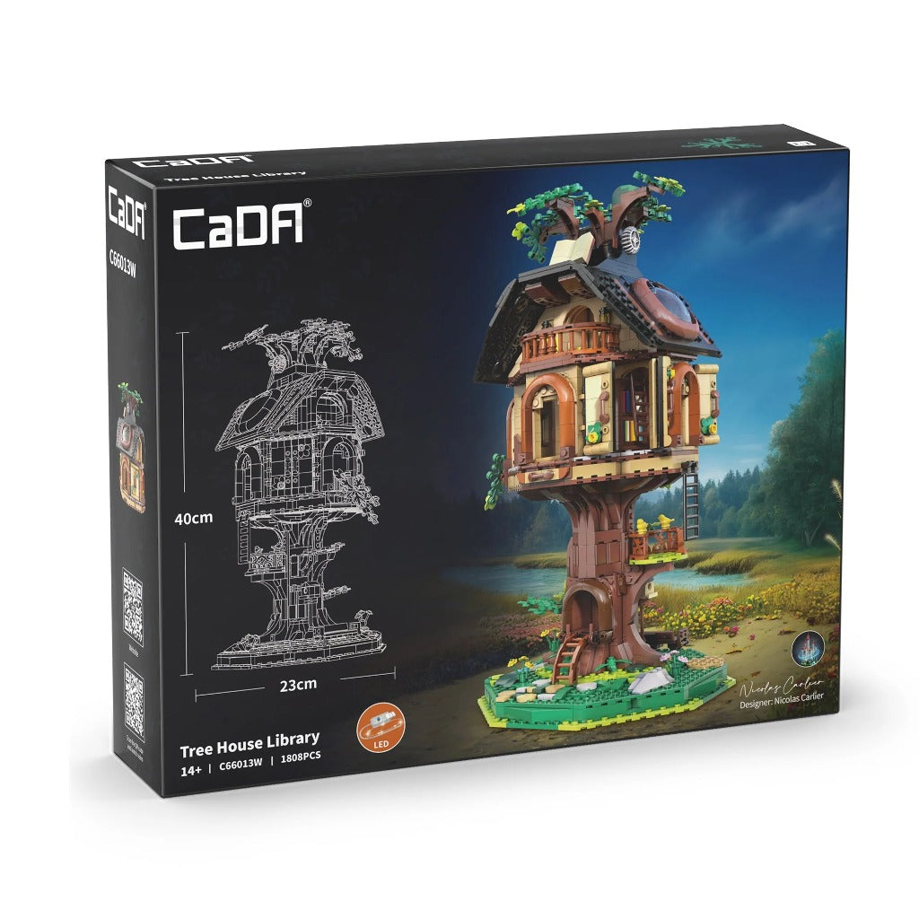 CaDA Tree House Library (C66013W) building set - view 8